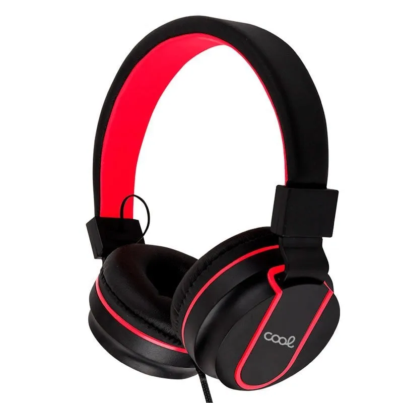 Fantastiche cuffie Toronto con jack per microfono da 3,5 mm nero/rosso - immagine 1