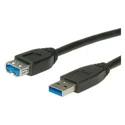 Cavo USB 3.0 Extension Black 1,8m RO11 02 8978 - immagine 1