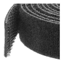 Ferma cavi rotolo con chiusura a strappo Black 15m HKLP50 - immagine 1