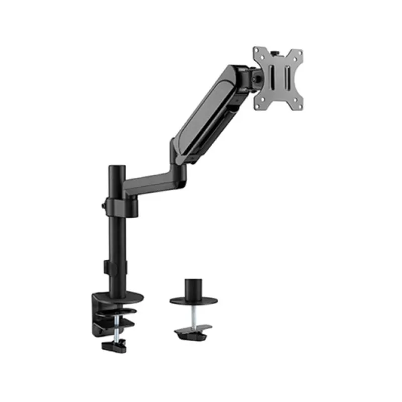 Gembird MA-DA1P-01 supporto da tavolo per Tv a schermo piatto 81,3 cm (32") Nero Scrivania - immagine 1