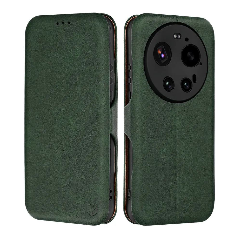 Custodia per Xiaomi 17 Ultra, Techsuit, Safe Wallet Plus, Verde - immagine 1