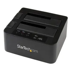 Docking hard disk 2.5" e 3.5" Clonatore Hdd Black SDOCK2U33RE - immagine 1