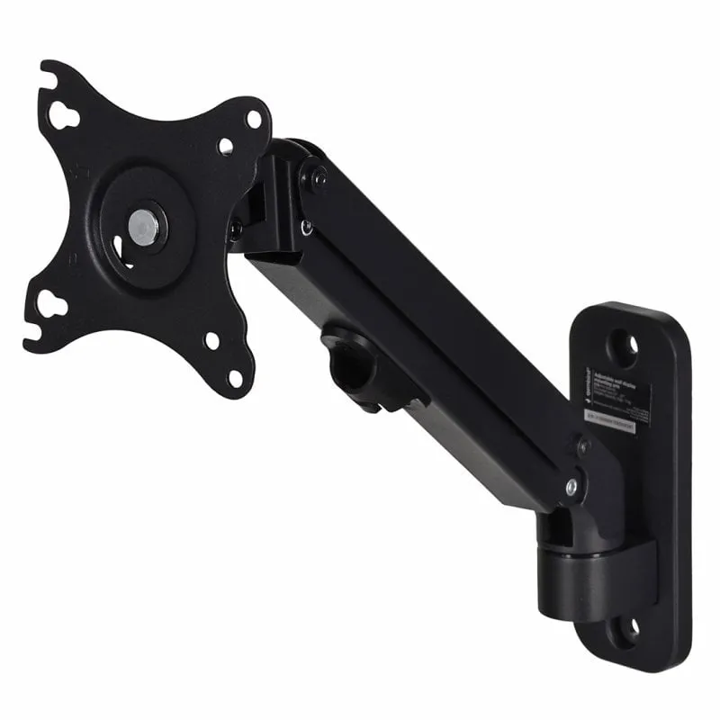 Supporto a parete per monitor Gembird Ma-wa1-01 da 27" Nero - immagine 1