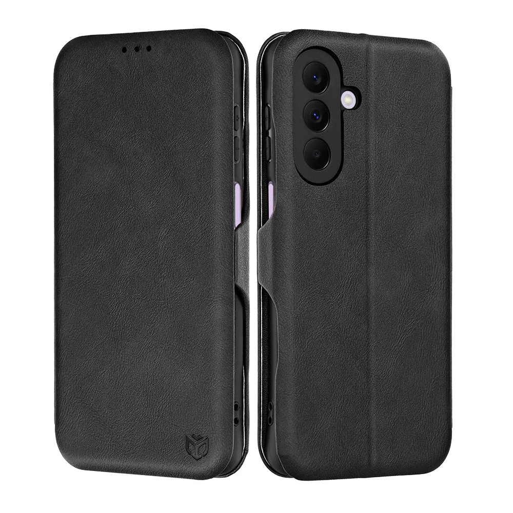 Custodia per Samsung Galaxy A27 5G, Techsuit, Safe Wallet Plus, Nera - immagine 1