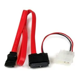 Cavetto interno SATA a SATA e alimentazione LP4 0,5m SLSATAF20 - immagine 1