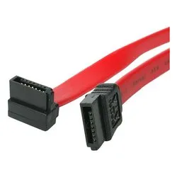 Cavetto interno Serial Ata Angolato a Destra Rosso 0,45m SATA18RA1 - immagine 1