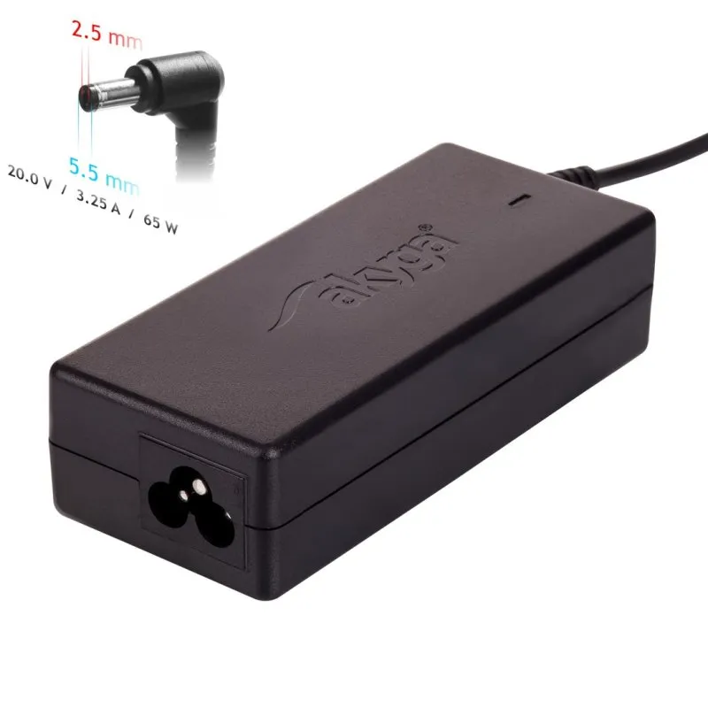 Alimentatore e inverter per interni Akyga Ak-nd-17 da 65 W Nero - immagine 1