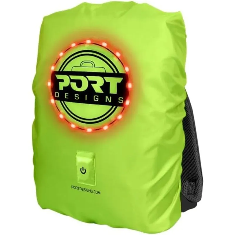 Port Designs 180113 Copertura antipioggia per zaino 25 litri gialla - immagine 1