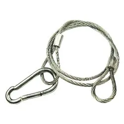 Cavo di sicurezza 50Kg 95cm SAFE 5MM - immagine 1
