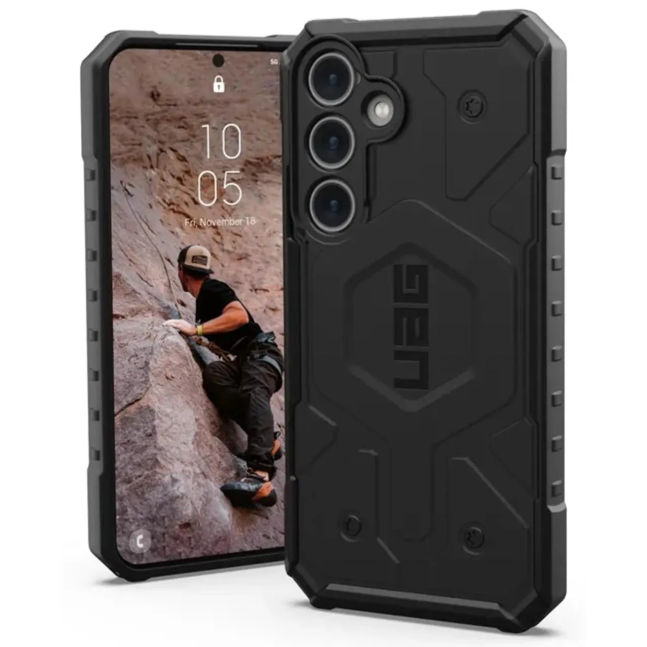 Custodia MagSafe per Samsung Galaxy S24 S921, Urban Armor Gear, Pathfinder, Nera - immagine 1