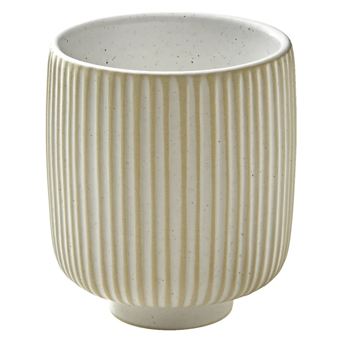 6x Playground Tazza Nara alta con rilievo; 320 ml, 8x9.5 cm (ØxH); bianco; 6 pz. / Pacco - immagine 1