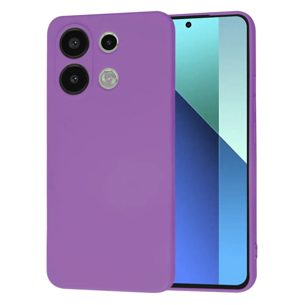 Custodia per Xiaomi Redmi Note 13 4G, Techsuit, SoftFlex, Viola - immagine 1