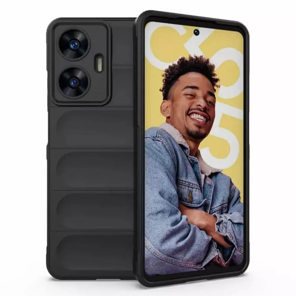 Custodia per Samsung Galaxy A07 4G A075, Techsuit, Magic Shield, Nera - immagine 1