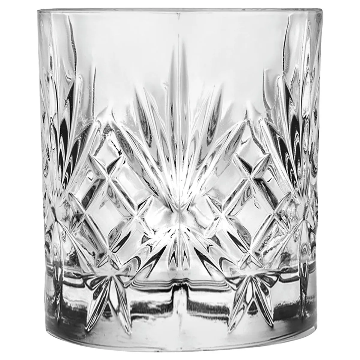 6x RCR Bicchiere tumbler Melodia; 240 ml, 7.4x8.5 cm (ØxH); trasparente; 6 pz. / Pacco - immagine 1