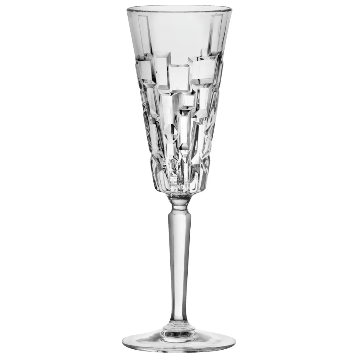 6x RCR Flûte Etna; 190 ml, 7.6x22.4 cm (ØxH); trasparente; 6 pz. / Pacco - immagine 1