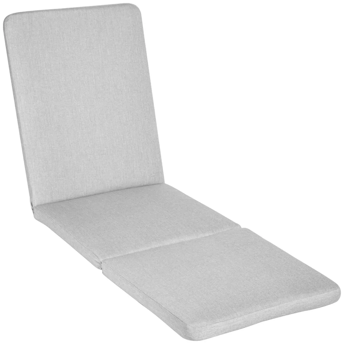 VEGA Cuscino per lettini prendisole Oasi; 196x60x5 cm (LxLxH); grigio chiaro melange - immagine 1