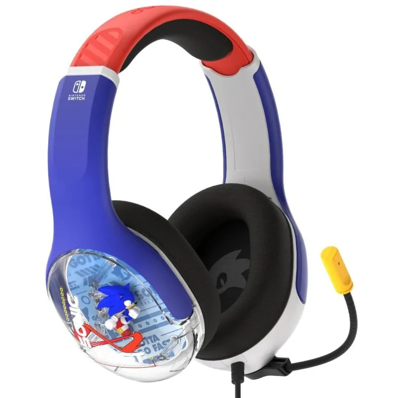 Cuffie da gioco PDP Airlite Plus Sonic Realmz con microfono - immagine 1