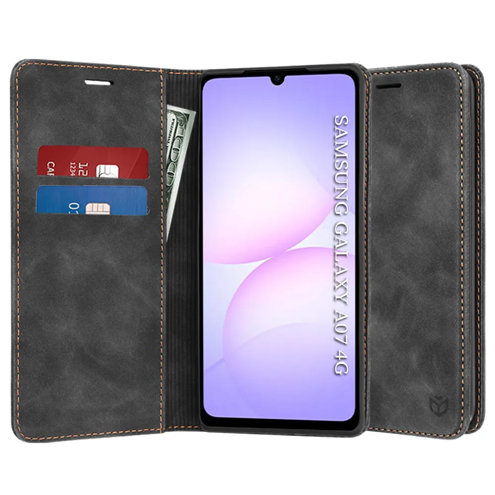 Custodia per Samsung Galaxy A07 4G A075, Techsuit, Confy, Nera - immagine 1
