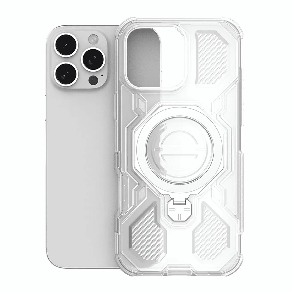Custodia per Xiaomi Redmi 15C 5G / 15C 4G, Techsuit, Carbon Shield Pro, Bianca - immagine 1