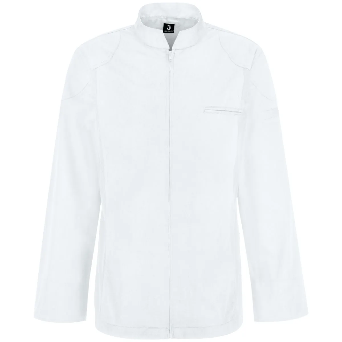 JOBELINE Giacca da cuoco Racer maniche lunghe; Taglia 50; bianco - immagine 1