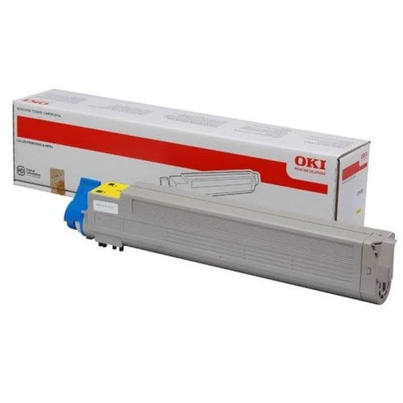 Cartuccia Toner Originale Oki 43837129 Giallo - immagine 1