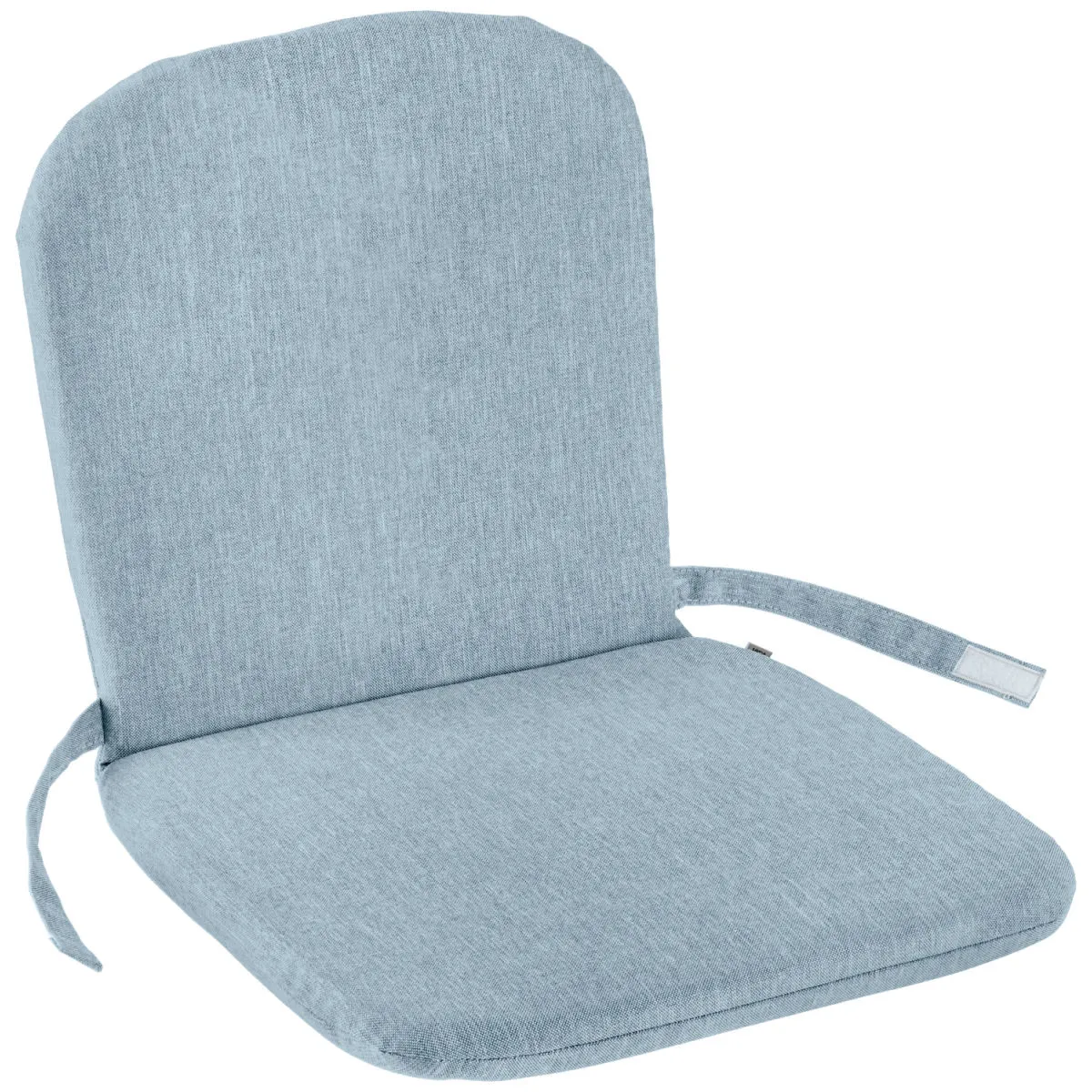 4x VEGA Cuscino per sedia Linea con schienale; 41x38x3 cm (LxLxH); azzurro melange; 4 pz. / Pacco - immagine 1