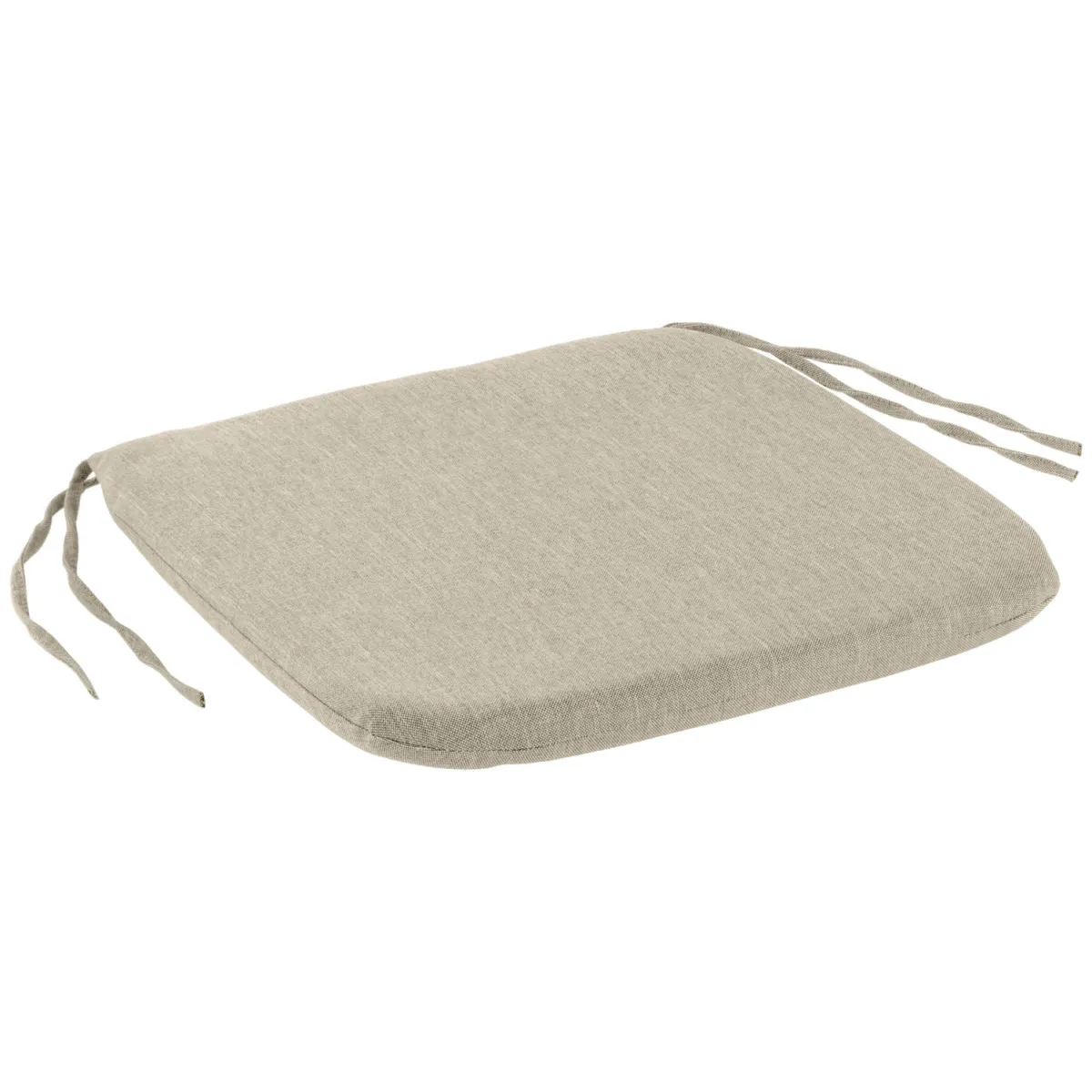 2x VEGA Cuscino per sedia Linea senza schienale; 42x42x3 cm (LxLxH); beige melange; 2 pz. / Pacco - immagine 1