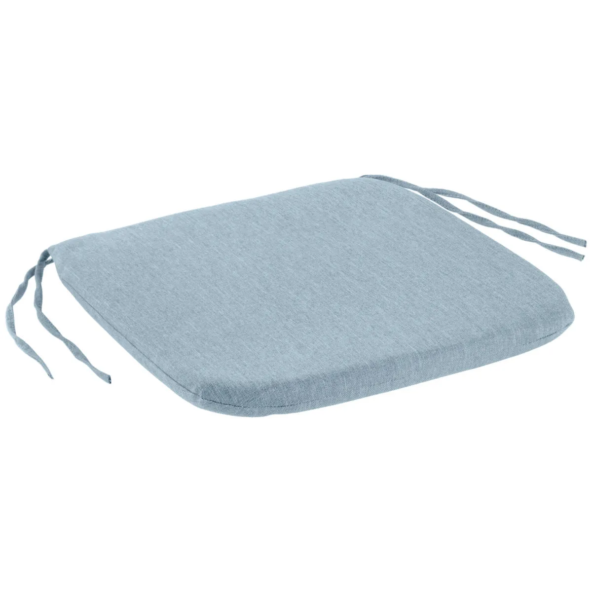 2x VEGA Cuscino per sedia Linea senza schienale; 42x42x3 cm (LxLxH); azzurro melange; 2 pz. / Pacco - immagine 1