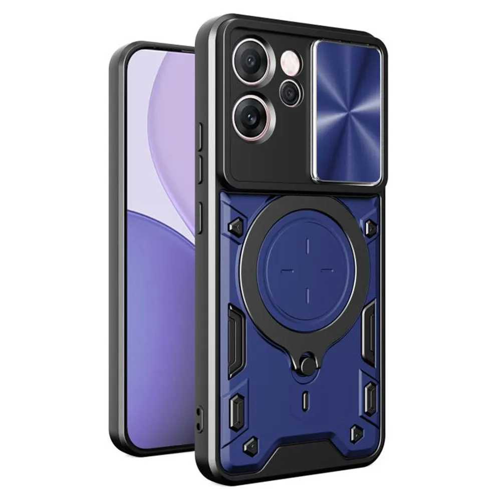 Custodia per Oppo Reno14 FS 5G / Reno14 F, Techsuit, CamGuard Pro, Blu - immagine 1