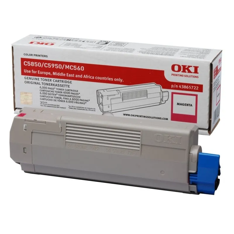 OKI 43865722 cartuccia toner 1 pz. Originale Magenta - immagine 1