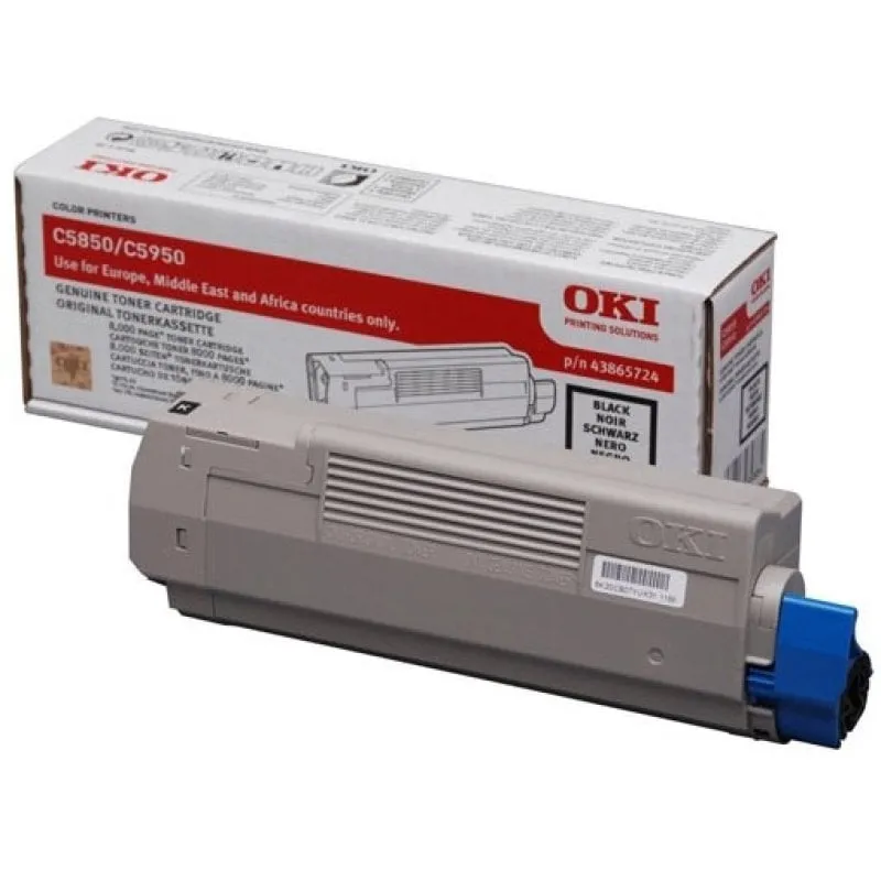 Cartuccia toner OKI 43865724 1 pz. Originale Nero - immagine 1