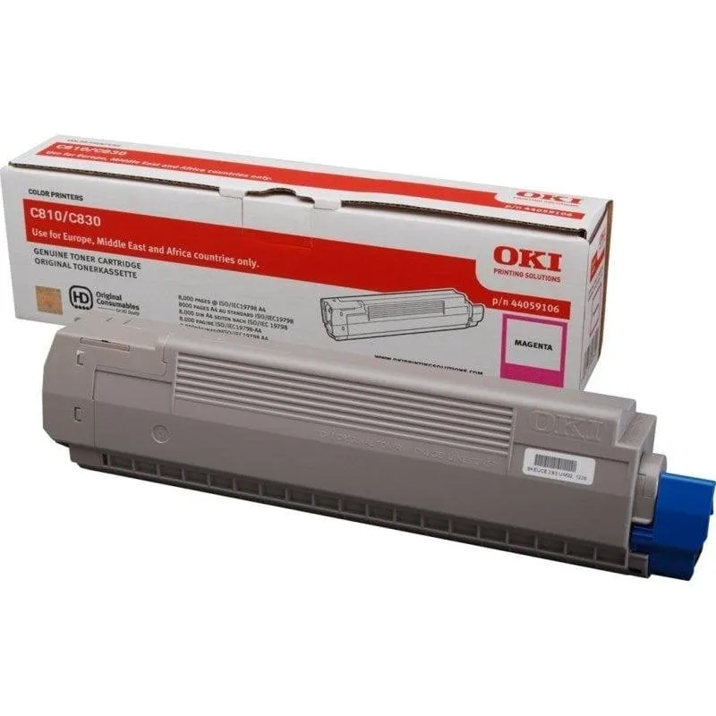 Cartuccia di Toner Originale Oki 44059106 Magenta - immagine 1