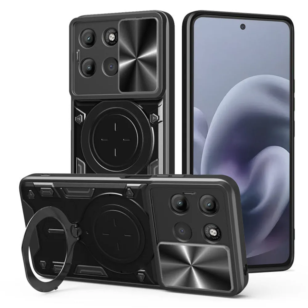 Custodia per Motorola Moto G86 Power, Techsuit, CamGuard Pro, Nera - immagine 1