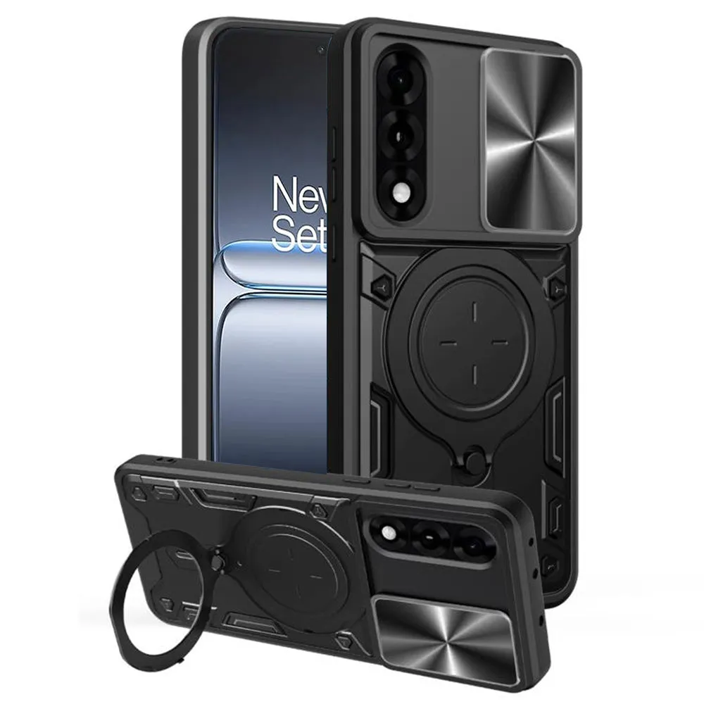 Custodia per OnePlus Nord 5, Techsuit, CamGuard Pro, Nera - immagine 1
