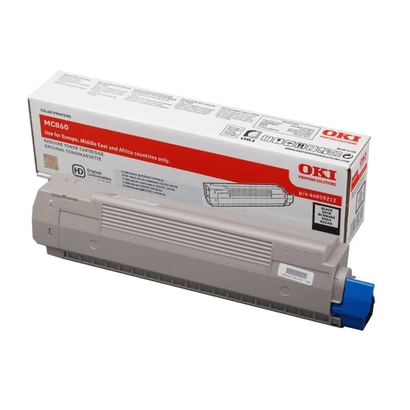 OKI Black Toner per cartuccia toner MC860 1 pezzo(i) Nero originale - immagine 1