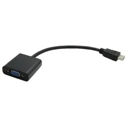 Adattatore video ECONOMY Hdmi To Vga Black RO12 99 3114 - immagine 1