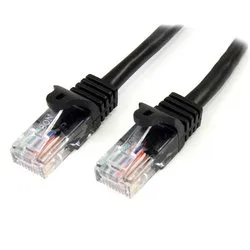 Cavo di rete 5E U/UTP Patch Cable Black 3m 45PAT3MBK - immagine 1
