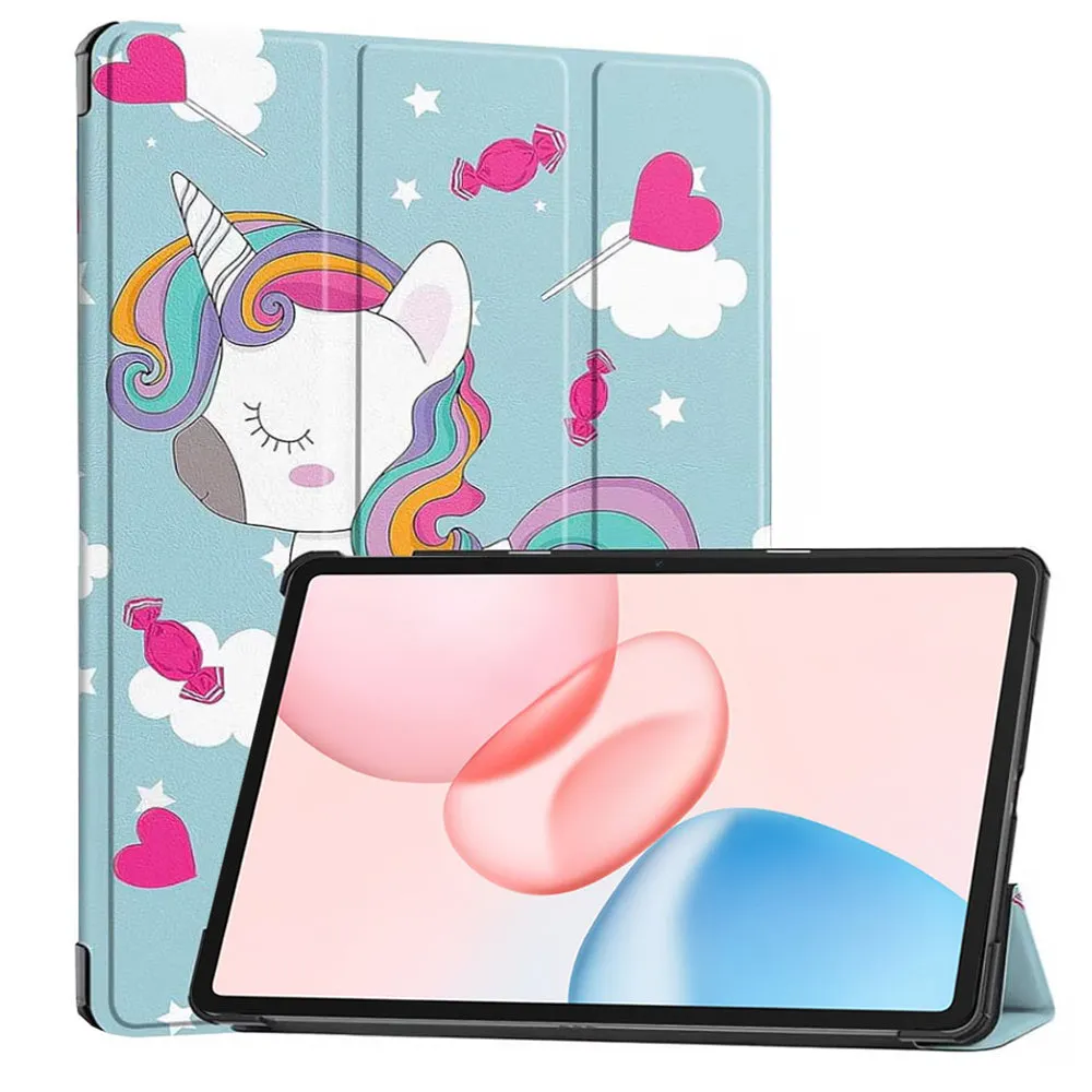 Custodia per Honor Pad 10, Techsuit, FoldPro Unicorn, Multicolore - immagine 1