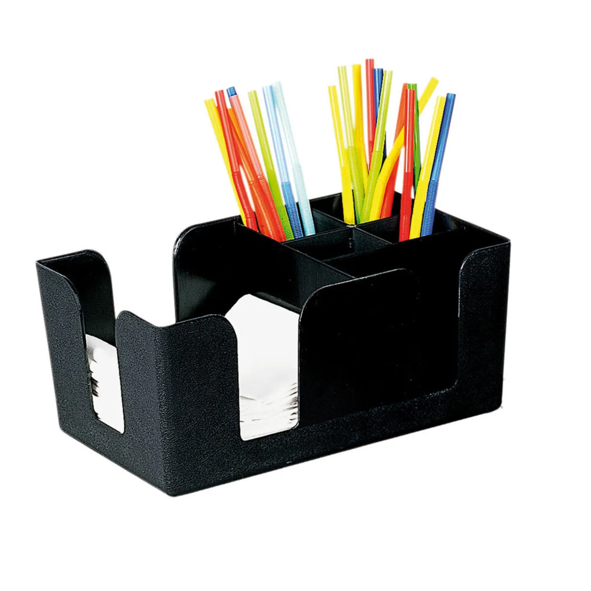 Stalgast Bar caddy, sei scomparti; 15x24x10.5 cm (LxLxH); nero - immagine 1