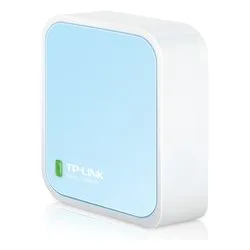 Router Client Router N300 Single Band White e Blue TL WR802N - immagine 1