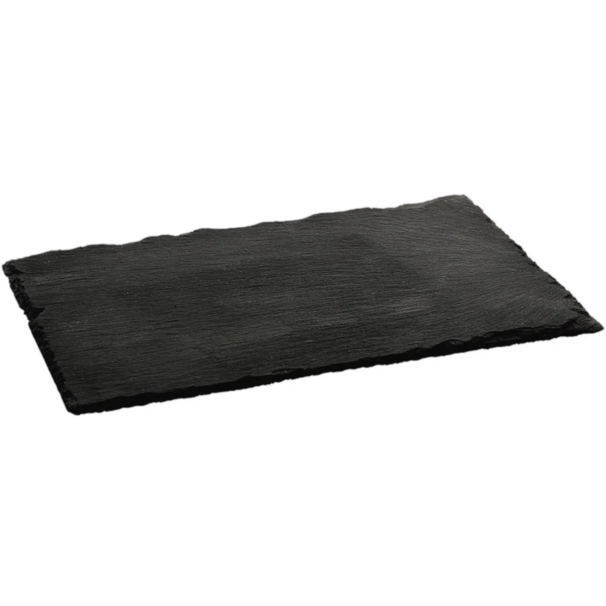 Stalgast Piatto rettangolare in ardesia per finger food; 40x25x0.5 cm (LxLxH); grigio; rettangolare - immagine 1