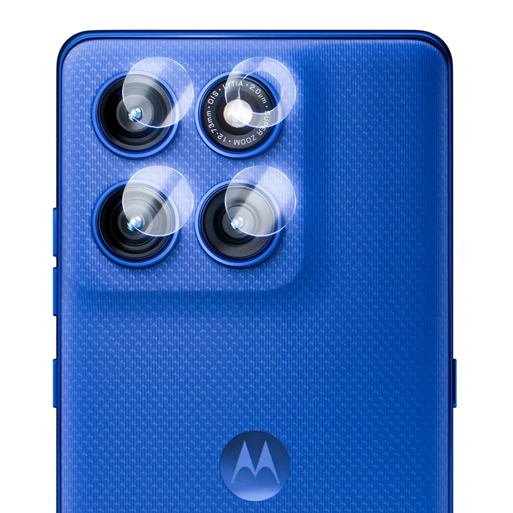 Pellicola protettiva per fotocamera posteriore 3MK Protection per Motorola Edge 60 Pro, vetro flessibile, set da 4 pezzi, trasparente - immagine 1