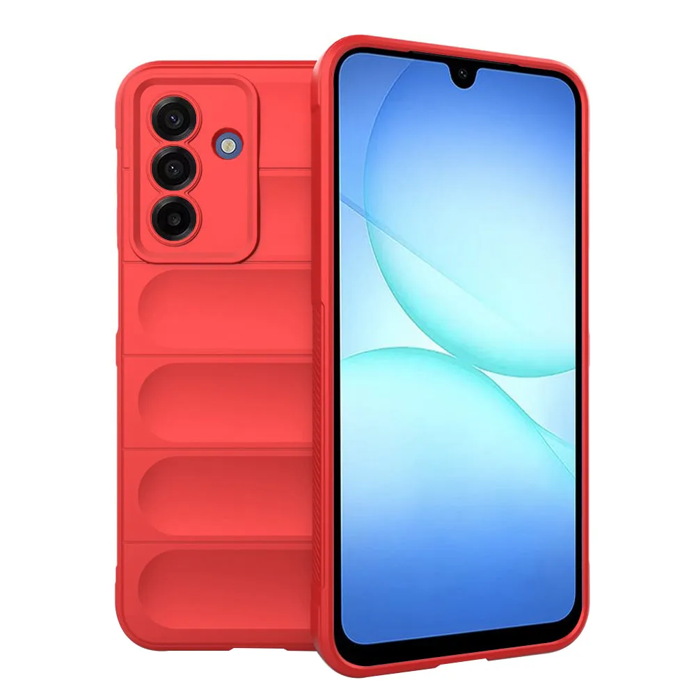 Custodia per Samsung Galaxy A18 5G A186 / A18 4G A185 / F17 / M17 / A17 4G A175, Techsuit, Magic Shield, Rossa - immagine 1