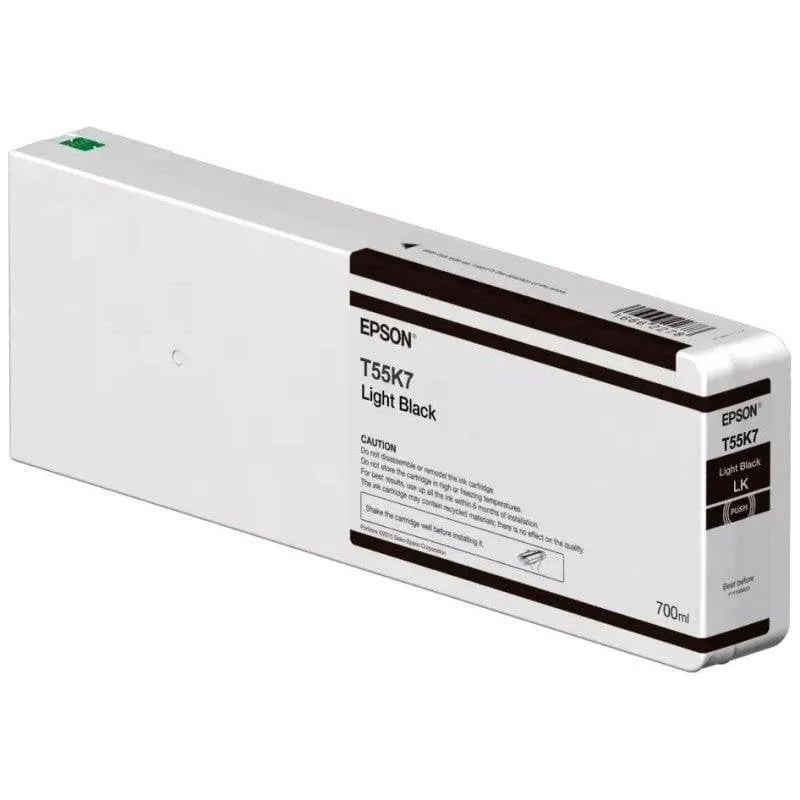 Cartuccia d'inchiostro Epson T55K700 1 pz. Originale Trasparente nero - immagine 1