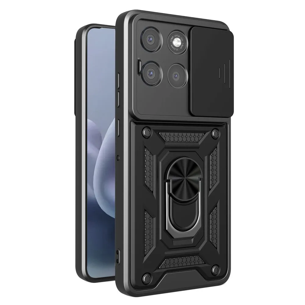 Custodia per Motorola Moto G86 Power, Techsuit, CamShield, Nera - immagine 1