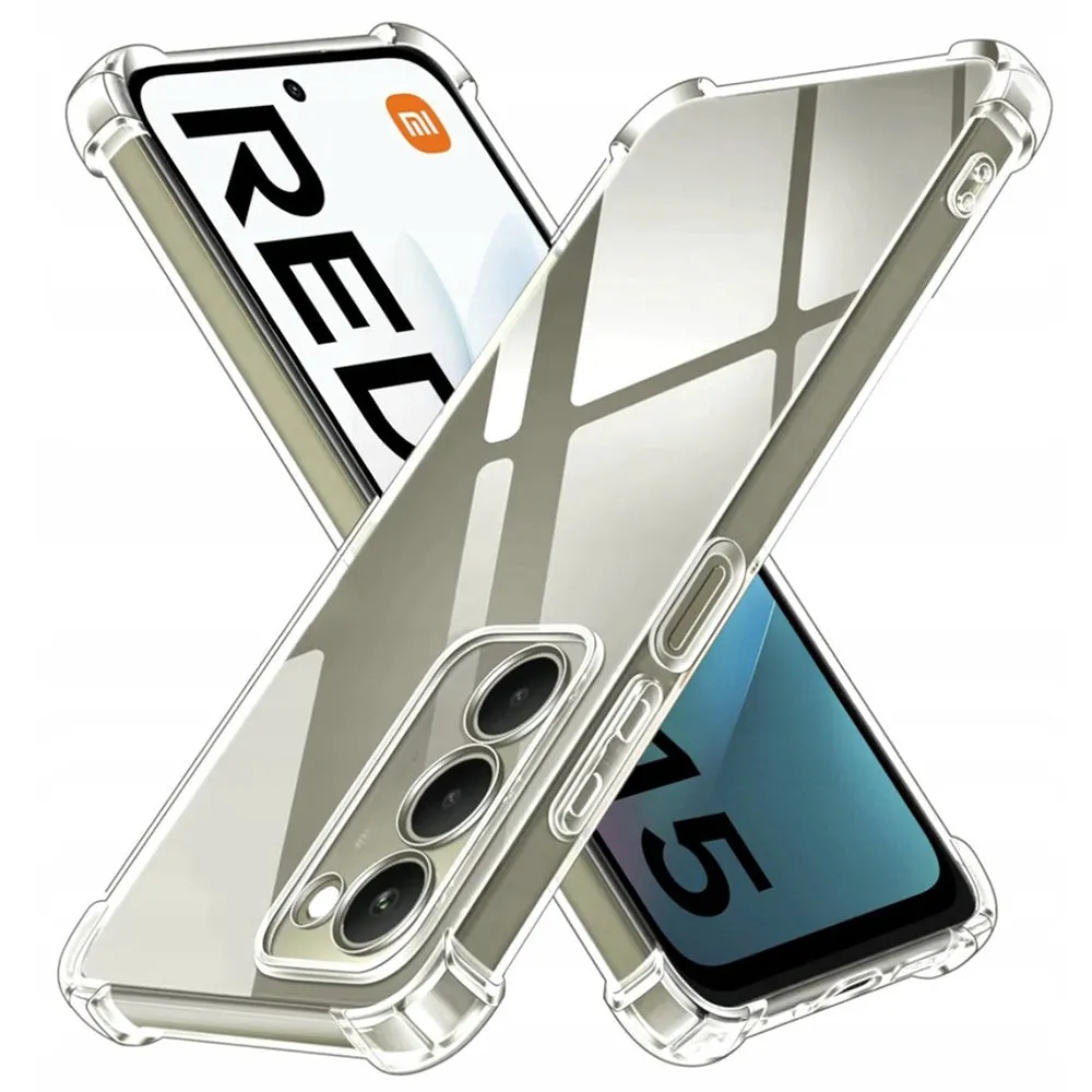 Custodia per Xiaomi Redmi 15 5G / 15 4G, Techsuit, Shockproof Clear, Trasparente - immagine 1