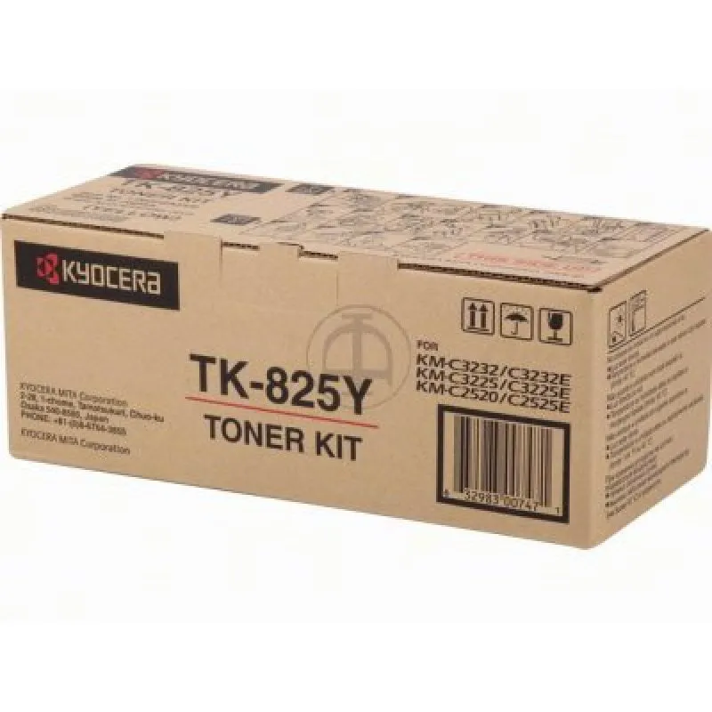 Cartuccia toner KYOCERA TK-825Y 1 pezzo(i) Originale Giallo - immagine 1