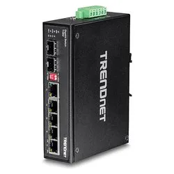 Switch di rete 6 porte INDUSTRIAL Din Rail Black TI G62 Gigabit (1000Base-TX) - immagine 1