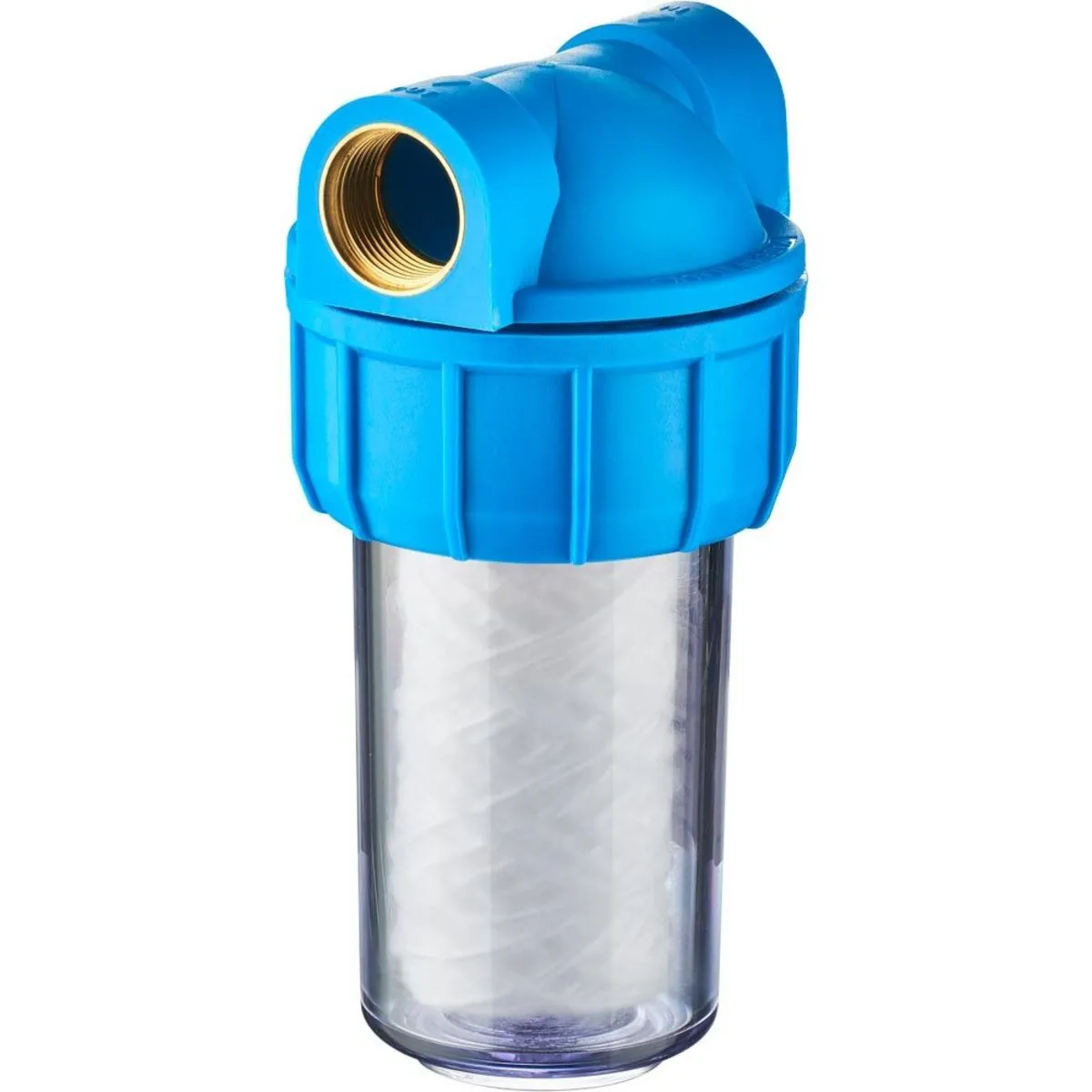 Stalgast Prefiltro da collegare a monte di un addolcitore d'acqua; 18 cm (H); argento/blu - immagine 1