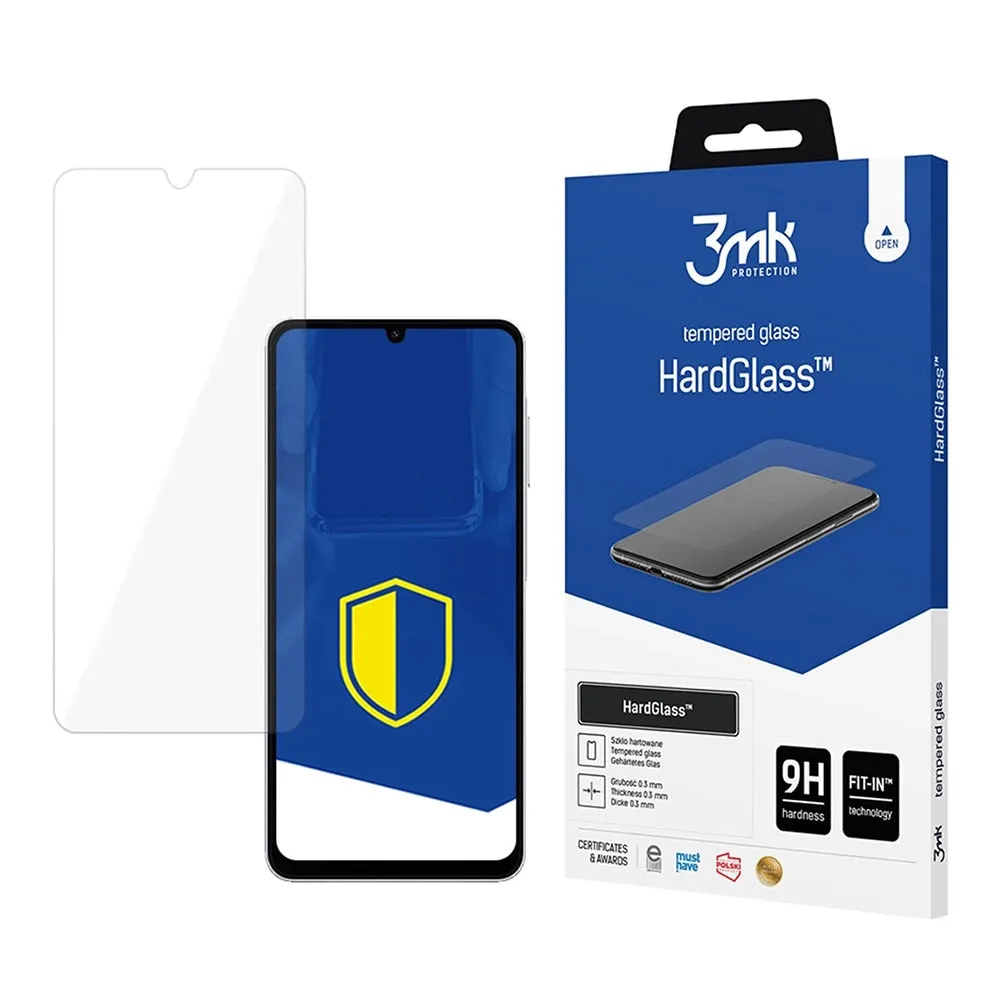 Pellicola protettiva per schermo 3MK HardGlass per Samsung Galaxy A07 4G A075, Vetro Temperato, Full Glue - immagine 1
